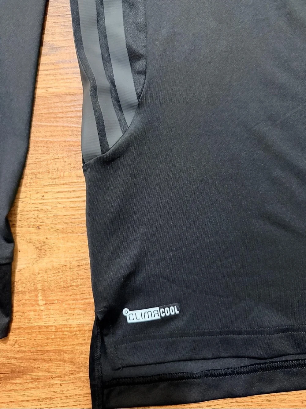 adidas Men’s Black Long-Sleeve Quarter Zip Pullover
